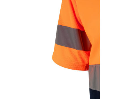 VL BRAHMA LARGE. Zweifarbiges technisches T-Shirt mit Bird-Eye-Design (140 g/m²), aus Polyester (100%)