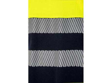 VL ACHELOUS. Zweifarbiges Piqué-Poloshirt (150g/m²) mit kurzen Ärmeln, aus Baumwolle (55%) und Polyester (45%)