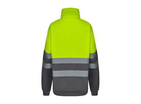 VL THOR. Zweifarbiges Sweatshirt (300g/m²) aus Polyester-Fleece (100%)