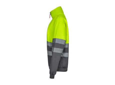 VL THOR. Zweifarbiges Sweatshirt (300g/m²) aus Polyester-Fleece (100%)