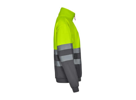 VL THOR. Zweifarbiges Sweatshirt (300g/m²) aus Polyester-Fleece (100%)