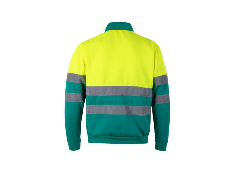 VL THOR. Zweifarbiges Sweatshirt (300g/m²) aus Polyester-Fleece (100%)