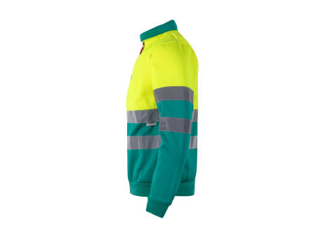 VL THOR. Zweifarbiges Sweatshirt (300g/m²) aus Polyester-Fleece (100%)