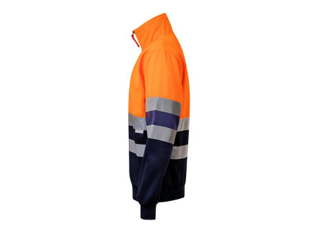 VL THOR. Zweifarbiges Sweatshirt (300g/m²) aus Polyester-Fleece (100%)
