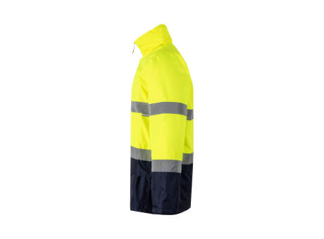 VL THEMIS. Zweifarbiger Parka (190g/m²), aus Polyester (100%), mit PU-Beschichtung