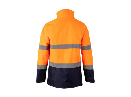 VL THEMIS. Zweifarbiger Parka (190g/m²), aus Polyester (100%), mit PU-Beschichtung