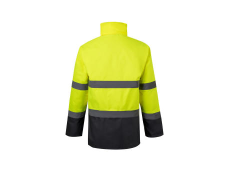 VL THEMIS LARGE. Zweifarbiger Parka (190g/m²), aus Polyester (100%), mit PU-Beschichtung