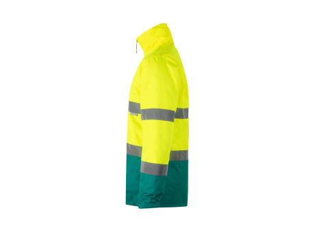 VL THEMIS LARGE. Zweifarbiger Parka (190g/m²), aus Polyester (100%), mit PU-Beschichtung