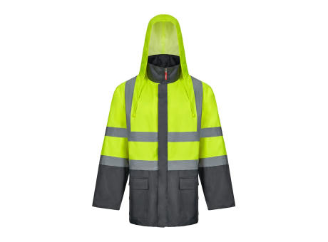 VL JUNO. Zweifarbiger 4-in-1-Parka (180 g/m²), aus Polyester (100%) mit PU-Beschichtung