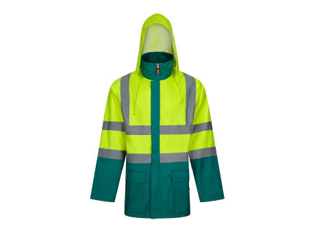 VL JUNO LARGE. Zweifarbiger 4-in-1-Parka (180 g/m²), aus Polyester (100%) mit PU-Beschichtung