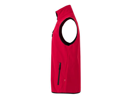 VL VARUNA. Softshell-Weste (280 g/m²), mit Polarfutter, aus Polyester (94 %) und Elastan (6 %)
