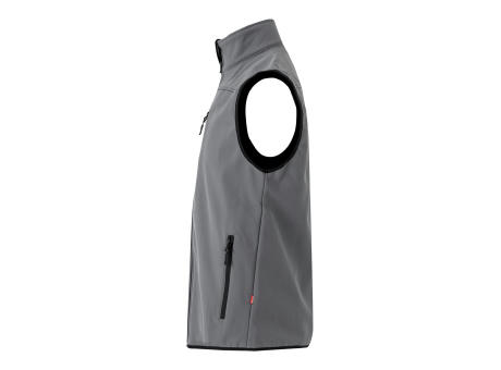 VL VARUNA. Softshell-Weste (280 g/m²), mit Polarfutter, aus Polyester (94 %) und Elastan (6 %)