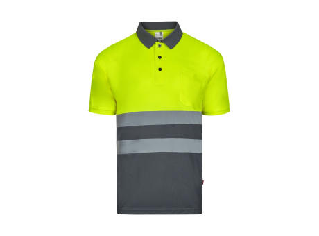 VL FORTUNA. Poloshirt (140g/m²) im Bird-Eye-Design mit kurzen Ärmeln, aus Polyester (100%)