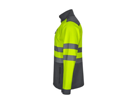 VL HESTIA. Zweifarbige Softshell-Jacke (280 g/m²) aus Polyester (96 %) und Elastan (4 %)