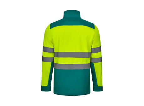 VL HESTIA. Zweifarbige Softshell-Jacke (280 g/m²) aus Polyester (96 %) und Elastan (4 %)
