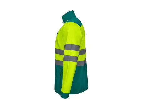 VL HESTIA. Zweifarbige Softshell-Jacke (280 g/m²) aus Polyester (96 %) und Elastan (4 %)