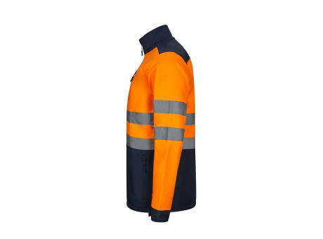 VL HESTIA. Zweifarbige Softshell-Jacke (280 g/m²) aus Polyester (96 %) und Elastan (4 %)
