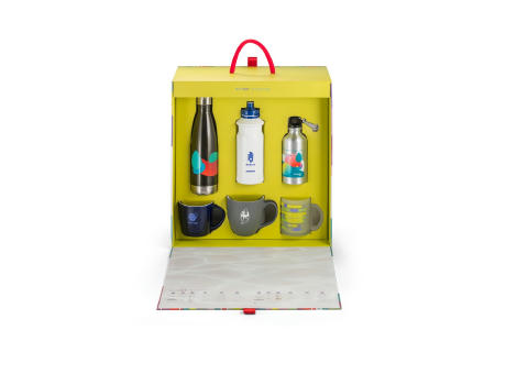 DRINKIT SHOWCASE. Muster-Set bedruckte Drinkware