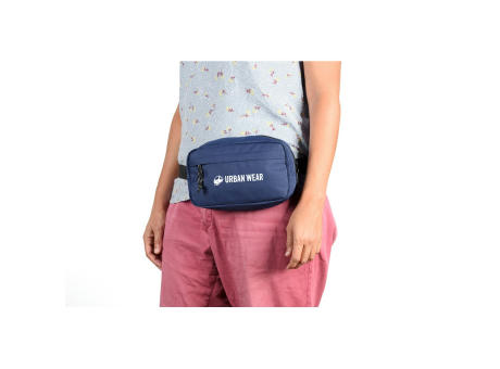 MYKONOS. Gürteltasche aus 600D recyceltem Polyester und Innenfutter aus 210D recyceltem Polyester
