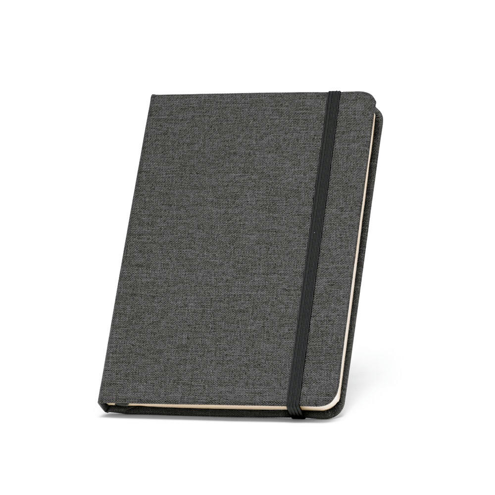 BOYD. A5 Notizbuch aus recyceltem Polyester (100% rPET) mit linierten Blättern