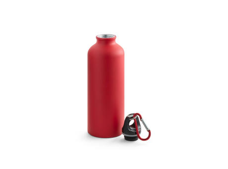 COLLINA. Aluminiumflasche mit Karabiner 540 ml