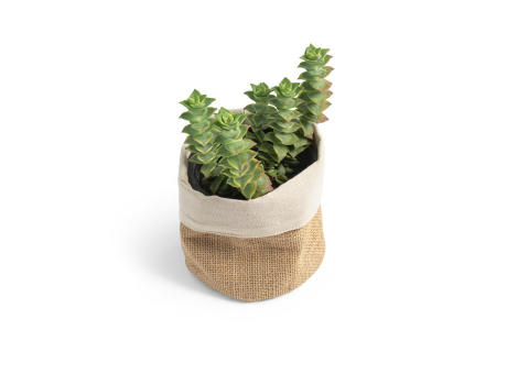 DUCASSE. Mehrzweckbeutel aus Jute (260g/m²) und Baumwolle (120g/m²)