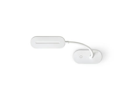 NESBIT II. Tragbare Schreibtischlampe mit Clip und 30 Stunden Betriebsdauer aus 65 % rABS