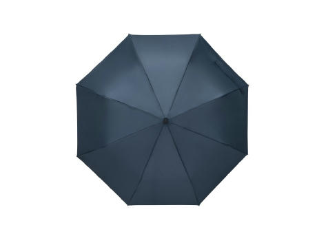 RIVER. Faltbarer Regenschirm aus recyceltem Polyester (100% rPET) 190T Pongé mit automatischer Öffnung und Schließung