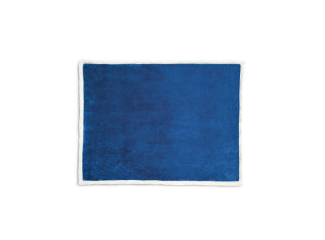 HEIDEN. Wendbare Fleecedecke (190 g/m²) mit Satinband und personalisierter Karte