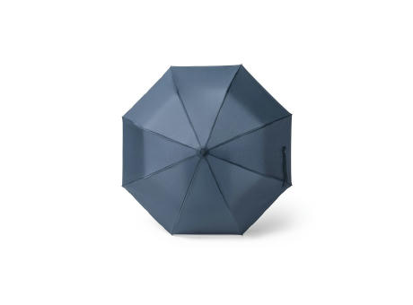 SKYLAR. 2-in-1-Regenschirm mit Einkaufstasche inklusive. Dieser ist aus recyceltem Polyester