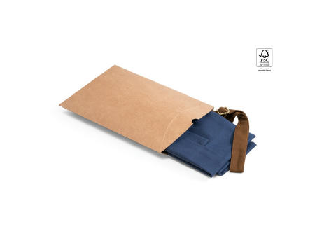 VESPER. Schürze aus 100% Canvas-Baumwolle (300 g/m²) mit Metalldetails
