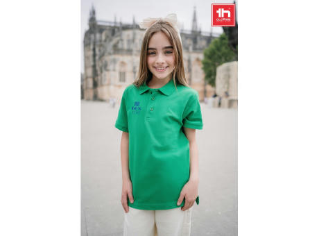 THC ADAM KIDS. Kurzärmeliges Baumwoll-Poloshirt für Kinder (unisex)