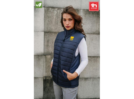 THC CLOUD. Gefütterte Weste (unisex)