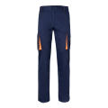 VL FIDES. Zweifarbige Stretch-Hose mit mehreren Taschen (240 g/m²), aus Baumwolle (46 %), EME (38 %) und Polyester (16 %)