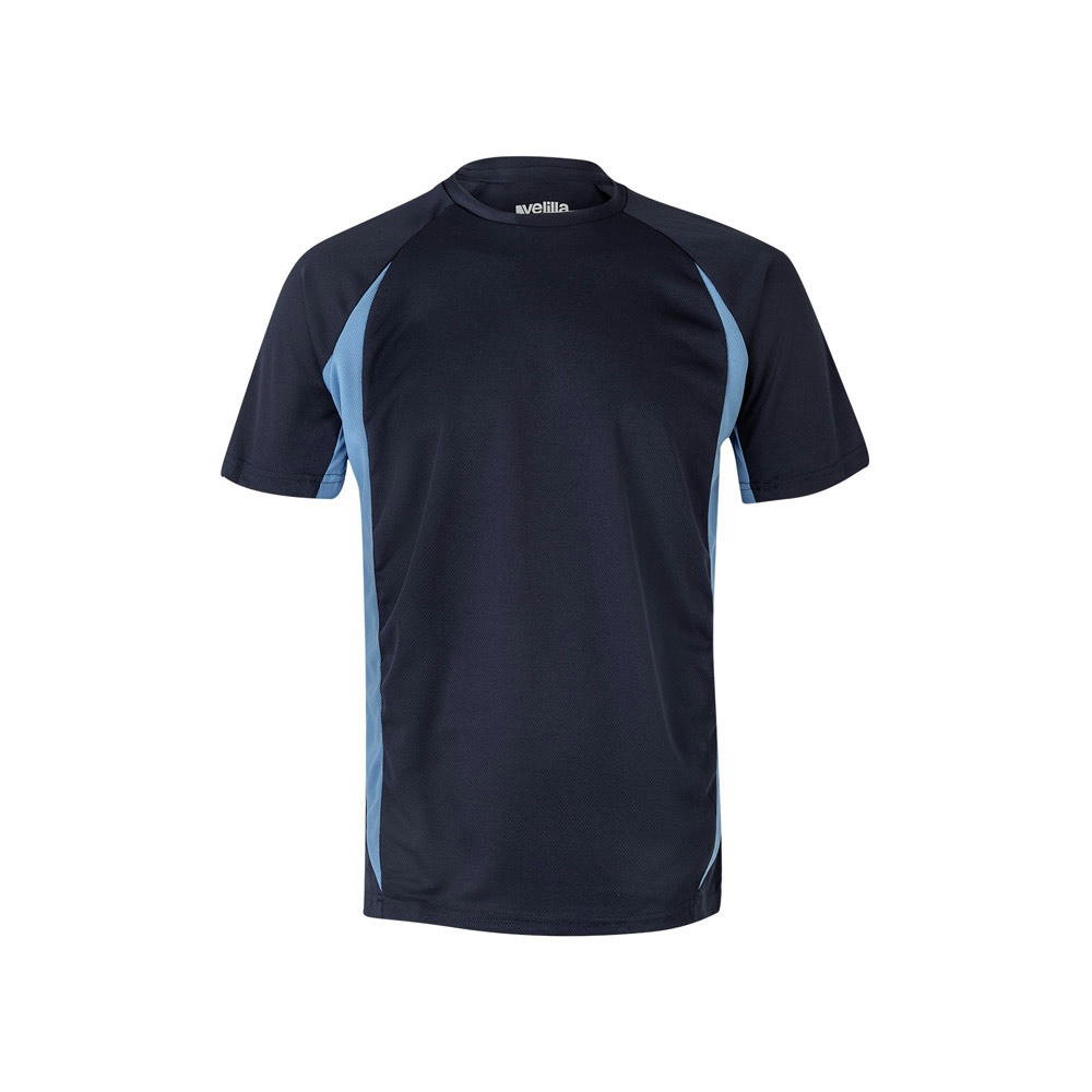 VL SLAYER. Zweifarbiges technisches T-Shirt mit Bird-Eye-Design (160 g/m²), aus Polyester (100%)