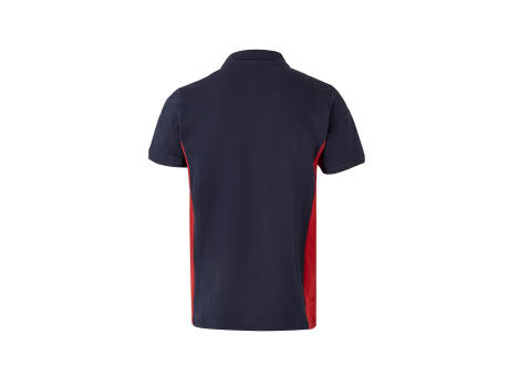 VL SUPAY. Zweifarbiges Piqué-Poloshirt (180 g/m²), kurzärmelig, aus Baumwolle (60%) und Polyester (40%)