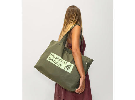 CAMDEN. Tragetasche aus Baumwolle (50%), recycelter Baumwolle (30%) und polyester (20% rPET) (280 g/m²)