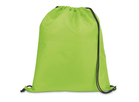 CARNABY. 210D Rucksacktasche mit schwarzen Zugbändern