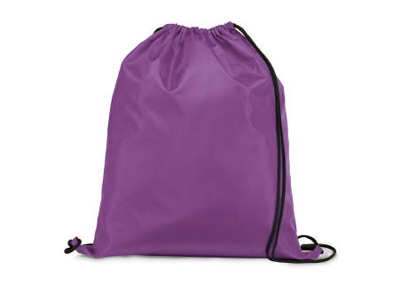 CARNABY. 210D Rucksacktasche mit schwarzen Zugbändern