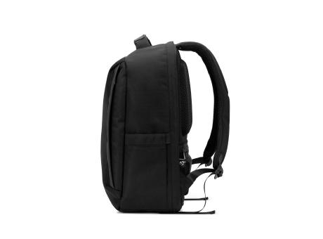 YANGON BPACK. Diebstahlsicherer Rucksack aus Twill mit wasserabweisender Beschichtung und recyceltem 600D-Polyester für Laptops 17'3"