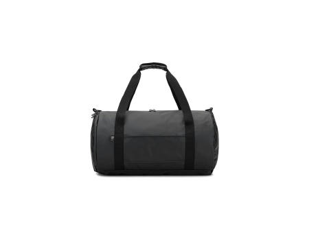 OSASCO SPORT. Sporttasche im Zylinder-Format aus hochdichtem, recyceltem 600D-Polyester mit Seitenfach für Schuhe