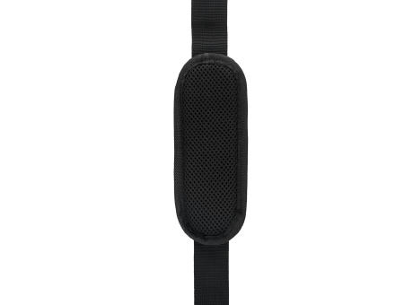 OSASCO SPORT. Sporttasche im Zylinder-Format aus hochdichtem, recyceltem 600D-Polyester mit Seitenfach für Schuhe