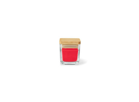 ESSENCE. Duftkerze, 50 g, im Glasbecher mit Bambusdeckel