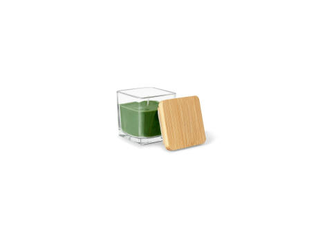 ESSENCE. Duftkerze, 50 g, im Glasbecher mit Bambusdeckel