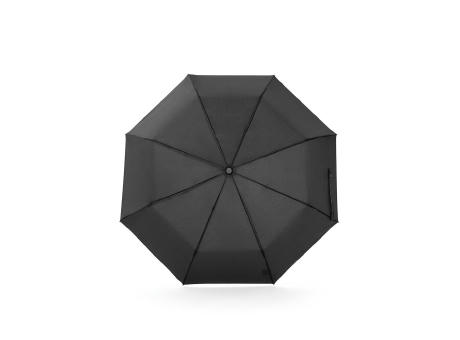 AIDEN. Regenschirm 21", aus recyceltem Polyester (100% rPET) Pongee 190T, in 3 Teile faltbar