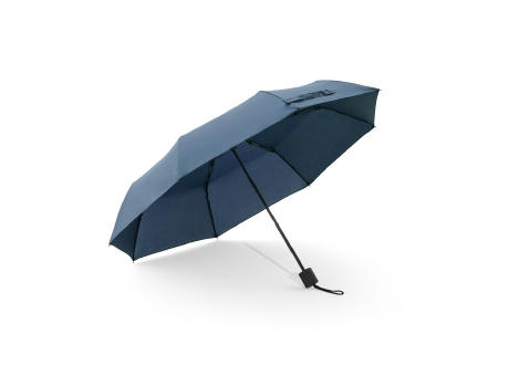 AIDEN. Regenschirm 21", aus recyceltem Polyester (100% rPET) Pongee 190T, in 3 Teile faltbar