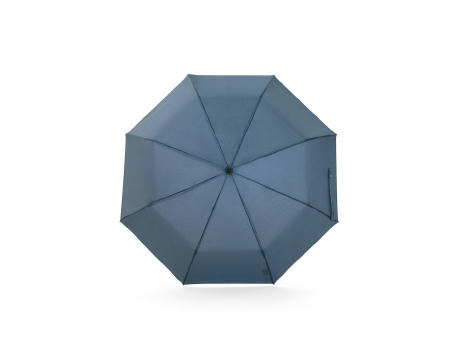 AIDEN. Regenschirm 21", aus recyceltem Polyester (100% rPET) Pongee 190T, in 3 Teile faltbar