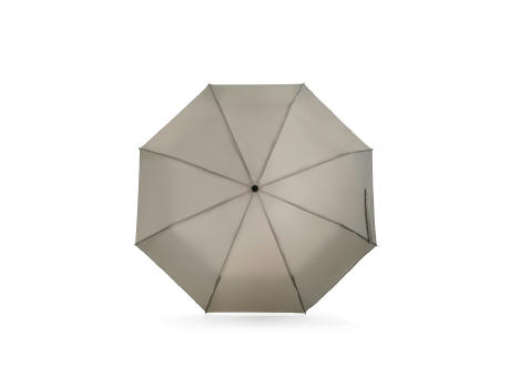 AIDEN. Regenschirm 21", aus recyceltem Polyester (100% rPET) Pongee 190T, in 3 Teile faltbar