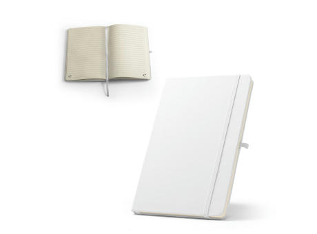 ANNE SUB. A5 Notizbuch aus recyceltem 300D-Polyester (100% rPET), ideal für die Sublimationspersonalisierung