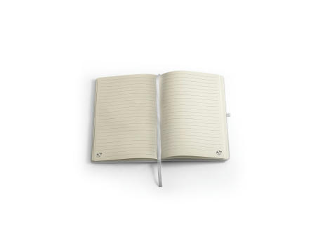 ANNE SUB. A5 Notizbuch aus recyceltem 300D-Polyester (100% rPET), ideal für die Sublimationspersonalisierung